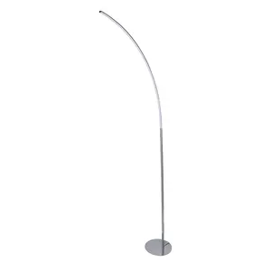 Arc shape led floor lamp bedside high quality standing lamp foot dimming switch modern metal floor lamp