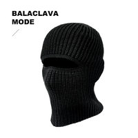 Pasamontañas de Lana de Invierno Dos en Uno, Gorro de Alta Calidad para Correr, Elástico, de Secado Rápido, para Deportes al Aire Libre, Pesca, Ciclismo, Forro para la Cabeza