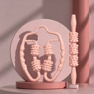 ชุดลูกกลิ้งนวดโยคะ วัสดุ PP ห้าสี สำหรับนวดเพื่อสุขภาพ ใช้ได้ทุกฤดูกาล - Product Image 2