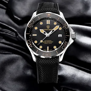 2020 nuova PAGANI DESIGN Degli Uomini Meccanici Della Vigilanza PD-1667 Uomini Di Lusso Automatico Vetro Zaffiro Impermeabile di Nylon Orologi Da Polso In Gomma OEM - Product Image 3