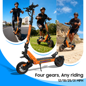 Envío Gratis desde Almacenes en EE. UU. y la UE, Scooter Eléctrico Plegable OOTD E3 Road Fast Fold con Batería Extraíble, Resistente al Agua y Ligero - Product Image 4