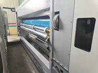 Ligne de production de boîtes en carton ondulé à grande vitesse avec impression flexographique, rainurage et découpe intégrés, machine de fabrication de cartons en ligne