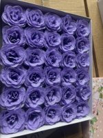 Bunga Mawar Plastik Buatan Tangan Berkualitas Tinggi LUYI, Kepala Bunga Artifisial dengan Serbuk Emas Berkilau, untuk Dekorasi Rumah, Pernikahan, Thanksgiving, dan Hari Valentine