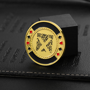 יצרן מותאם אישית מטבעות אבץ סגסוגת מתכת מזל מטבע צ 'יפ פוקר עם קוד Qr חרוט לייזר - Product Image 6