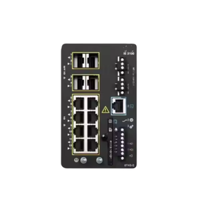 Commutateur industriel original IE-3100-8T4S-E - 8 ports Gigabit RJ45 + 4 ports SFP, capacité de 20 Gbps, empilable et compatible VLAN - Product Image 4