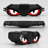 Luz LED Solar Ojo de Diablo Serie Magic Pupil, Lámpara de Advertencia Dinámica para Modificación de Ventana Trasera de Camiones y Furgonetas