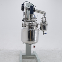 Réacteur en acier inoxydable à enveloppe rotative surélevable VALUEN VJR50S personnalisé avec condenseur