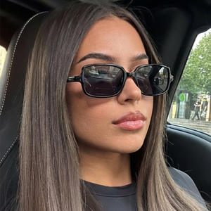 人気のクラシックな長方形ブルーライトカットメガネ <span class=keywords><strong>2026</strong></span> 女性男性向けデザイナー光学眼鏡 オフィスワーク用レンズアイウェア - Product Image 4