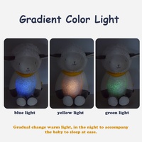Poupée en peluche transfrontalière apaisante avec lumière et musique, jouet de sommeil ciel étoilé pour enfants de 5 à 7 ans avec rembourrage en coton PP