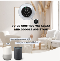Thermostat intelligent Wi-Fi Tuya pour ventilo-convecteur, compatible avec Alexa et Google pour système de climatisation FCU