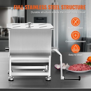 Mélangeur à viande manuel Welldone 10L en acier inoxydable, garantie 1 an, pour la préparation des aliments en restaurant - Product Image 3
