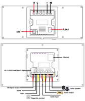 Host de Música Multifuncional Tuya WiFi de 6 Pulgadas, Pantalla de Control Central para Sistema de Hogar Inteligente Tuya, Gateway ZigBee, Interruptor Inteligente de Lujo