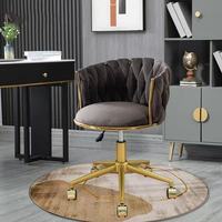 Chaise de salon pivotante réglable avec roulettes, design moderne pliable pour salon de beauté, salon de coiffure, salle de sport, salle de bain, supermarché, centre commercial, hôtel