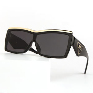 时尚潮流男士 UV400 金属框新款女士太阳镜个性化方形防紫外线太阳镜 <span class=keywords><strong>M</strong></span> 6124 - Product Image 1