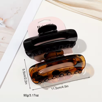 Barrettes en acétate doux pour l'été, accessoires capillaires quotidiens pour femmes, filles et enfants