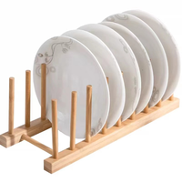 Étagère de rangement multifonctionnelle pour cuisine, Organisateur de cuisine en bambou, Organisateur de cuisine en bois pour placard à vaisselle