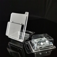 Emballage en coquille de palourde en PET recyclé de la marque YuXuan, boîtes en plastique transparentes, impression UV, taille personnalisable, vis