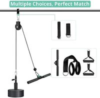 Système de poulie à câble MR pour entraînement DIY avec corde triceps, barre de traction dorsale, câble de gym pour extensions triceps