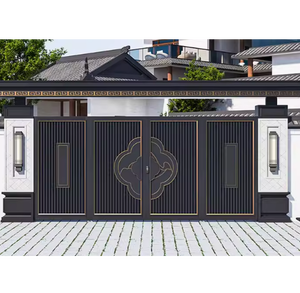 Puerta de garaje moderna de aluminio con ventana, color y tamaño personalizables, para uso en cocina, apertura lateral eléctrica de 110-240V - Product Image 4