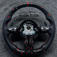 Volant de voiture en fibre de carbone forgée adapté aux BMW F30 F10 F15 F36 F20 F22 F25 F32 M4 E46 E60 E70 E90 E91 E92