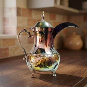New Design Moroccan Type Kettle Hot Selling New Design Trendy Finishing <b>Tea</b> Pot Kitchen Decor Table Top Dinner Ware Kettle <b>Set</b> - Product Image 4