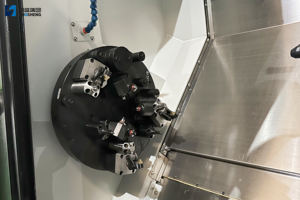 Torno CNC de cama inclinada de alta precisión iHT521 con torreta eléctrica de 12 estaciones - Product Image 6