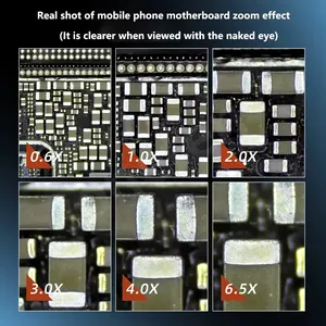 <span class=keywords><strong>Microscope</strong></span> Numérique YCS 6065X 6.5X avec Grossissement Réglable et Éclairage LED pour Réparation de Téléphones Mobiles et Kit d'Outils Électroniques - Product Image 6