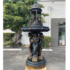 <span class=keywords><strong>Fontaine</strong></span> d'eau extérieure de luxe BLVE pour villas et parcs, grande <span class=keywords><strong>fontaine</strong></span> à étages en bronze avec statues pour la décoration de jardin et l'aménagement paysager - Product Image 6