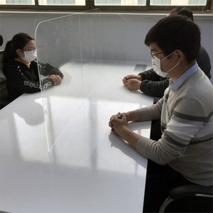 Écran de <span class=keywords><strong>protection</strong></span> en plastique transparent en plastique transparent pour éternuement en verre en <span class=keywords><strong>plexiglas</strong></span> pour compteur de sa - Product Image 6