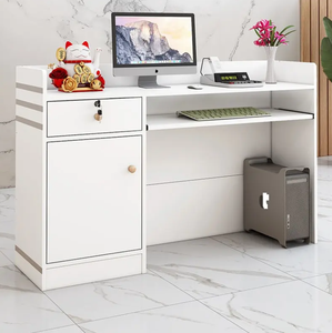Simplicity Advisory Cash Reception <b>Desk</b> Restaurant Luxury Mobile Bar Counters Store Barbershop Salon Reception Table - Product Image 5