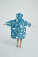Sweat-shirt Sherpa surdimensionné confortable et chaud pour adultes et enfants, fabriqué en Chine, avec une grande poche, couverture portable avec manches