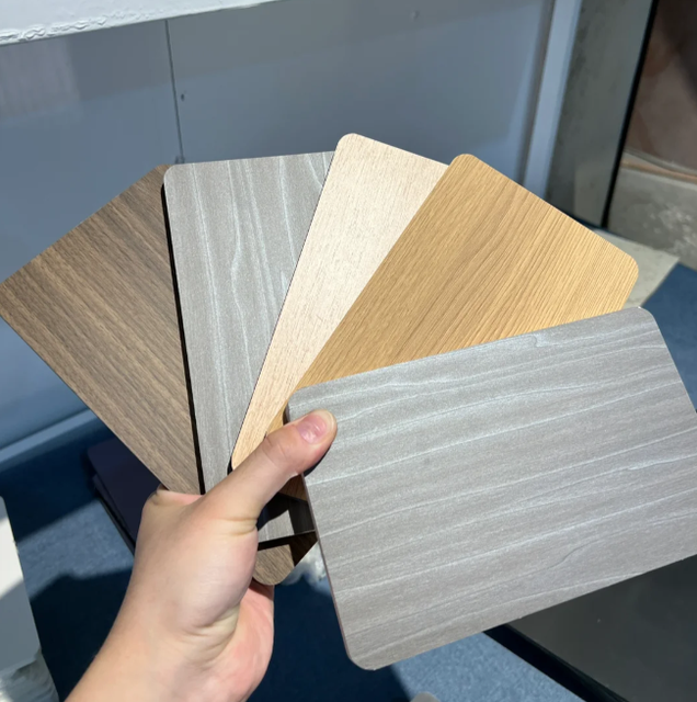 Hotel Tooling Modern WPC Background Wall Board Carbon Crystal Bamboo Fiber Integrated Wall Wood Veneer Bamboo Charcoal