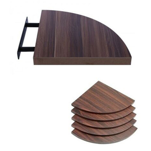 Corner Antique <strong>Walnut</strong> <strong>Floating</strong> <strong>Shelves</strong> Wall Mounted Custom Small <strong>Floating</strong> <strong>Shelves</strong> Mini Display Metal <strong>Shelf</strong> - Product Image 4