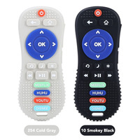 Nouvelle conception de télécommande de télévision en silicone anti-morsure pour bébé, jouet de dentition pour nourrissons et enfants