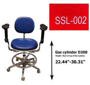 Chaise d'examen dentaire réglable en hauteur (500-640 mm) pour clinique, ophtalmologie, chirurgie - Product Image 4