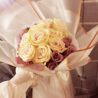 Papier de Soie Personnalisé pour Emballage Cadeau Floral et Bouquet de Chocolats, Nouveauté 2026, en Stock