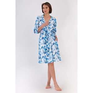 Bata de Lujo para Mujer con Manga 3/4, Logotipo Personalizado, Material Transpirable de Spandex, Estampado Sólido, Tallas Grandes, Vestido de Dormir ODM para Invierno - Product Image 4