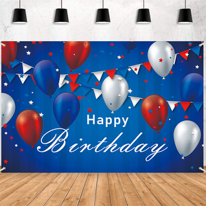 Décoration de jardin, toile de fond pour photographie d'anniversaire, bannière personnalisée - Product Image 5