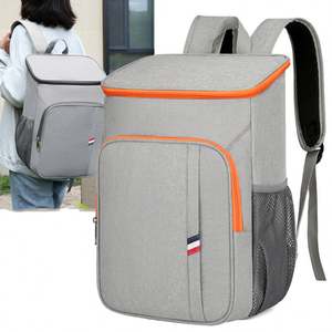 <b>Large</b> Capacity Soft <b>Cooler</b> <b>Bag</b> Thickened <b>Cooler</b> Backpack Picnic Hiking Camping Waterproof Insulated <b>Cooler</b> Backpack - Product Image 1