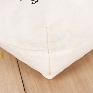 Bolsa de Cosméticos de Lona con Cierre de Cremallera, Estilo Minimalista, Estampado de Letras, Tamaño Pequeño, Almacenamiento Práctico - Product Image 4