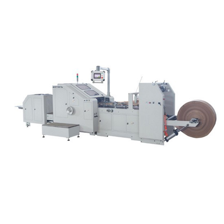 Полностью автоматическая роликовая подача прочнаой квадратный нижний бумажный мешок делая машину