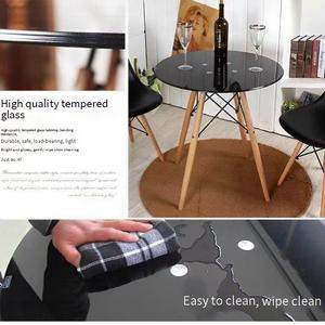 Ensemble <span class=keywords><strong>de</strong></span> salle à manger design unique, <span class=keywords><strong>table</strong></span> et chaises pour salon, restaurant moderne, cuisine, tables rondes <span class=keywords><strong>de</strong></span> salle à manger - Product Image 4