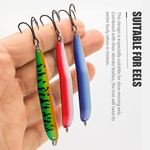 LUSHAZER Lot <span class=keywords><strong>de</strong></span> 5 leurres artificiels en métal, type cuillère, avec <span class=keywords><strong>boîte</strong></span>, 2g 69mm, pour la truite, le bar, l'eau <span class=keywords><strong>de</strong></span> mer et l'eau douce - Product Image 3