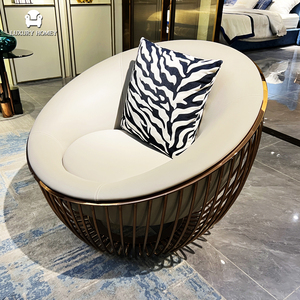 Ý cao cấp sang trọng thiết kế thời trang phòng khách đồ nội thất Set da hiện đại sofa Set đồ nội thất phòng khách - Product Image 6