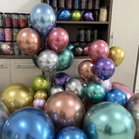 12 pouces Métal Perle Latex Ballons Chrome Métallique Ballons Hélium Globos De Mariage Fête D'anniversaire Décoration Fournitures