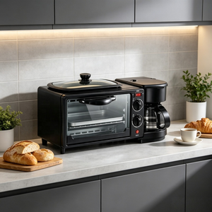 Versátil Máquina para Desayunos 3 en 1, Ideal para Familias Ocupadas, Horno Tostador Pequeño - Product Image 3