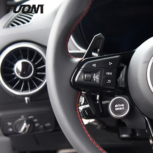 Volant en cuir pleine fleur avec boutons de démarrage/arrêt pour <span class=keywords><strong>Audi</strong></span> R8 <span class=keywords><strong>TT</strong></span> TTS 2018 2019 <span class=keywords><strong>2021</strong></span> - Product Image 4