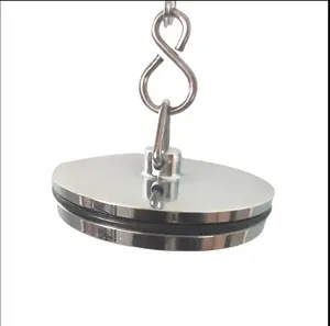 Заглушка для раковины с цепью для кухни или ванной комнаты, заглушка для раковины из нержавеющей стали, заглушка для раковины
