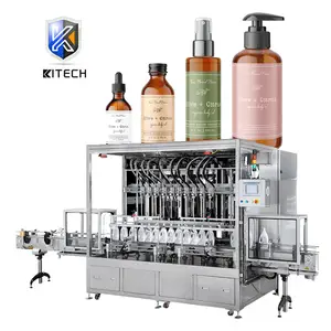 KITECH, лидер продаж, автоматическая машина для хранения жидкостей, упаковочная машина для шампуня цвета волос