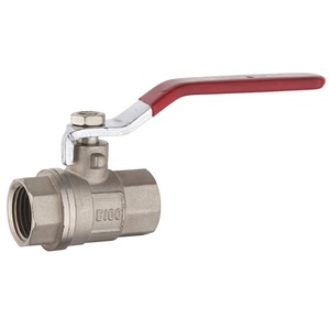 Válvula de bola de agua de latón forjado PN25 CW617 con mango largo azul y sellado de PTFE, rosca hembra - Product Image 2